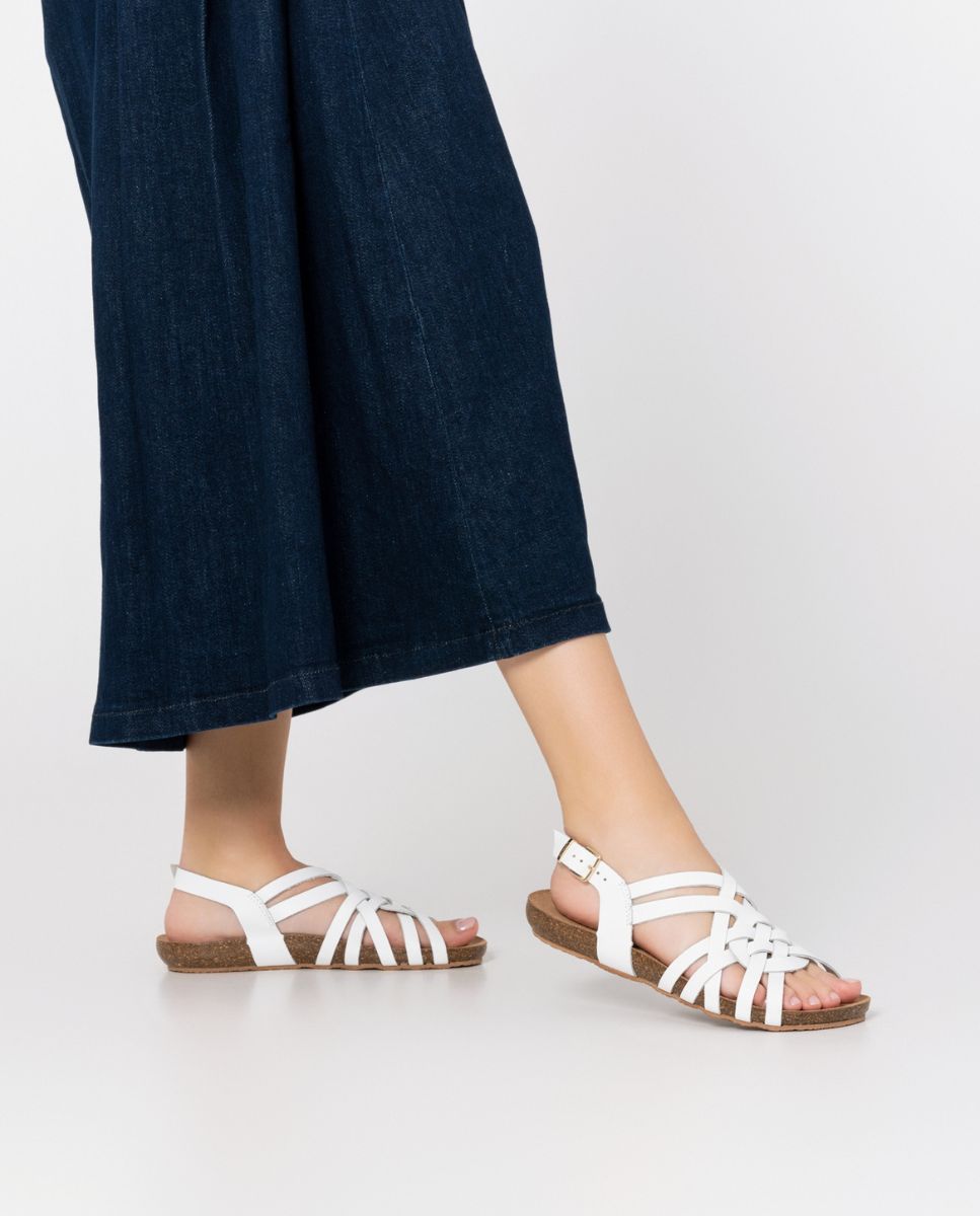 Flat sandal IBIZA-175 white