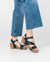 Wedge sandal CADIZ-302 blue
