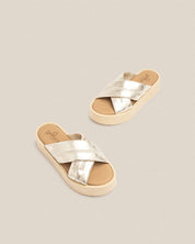 Platform sandal CARMEN-004 gold