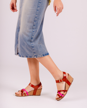 Wedge sandal CADIZ-256 pink