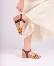 Wedge sandal CADIZ-256 Brown
