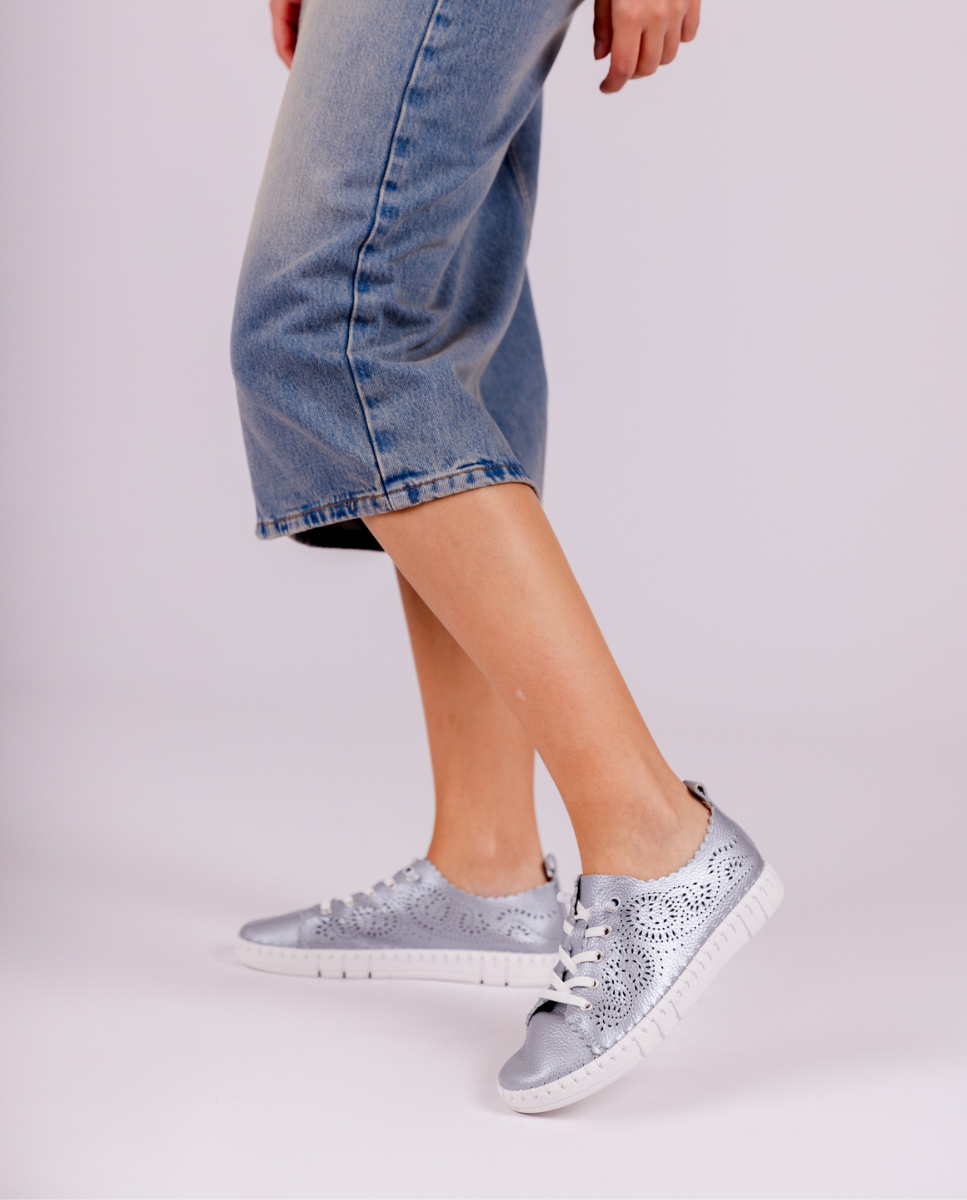 Sneaker FLOW-005 silber