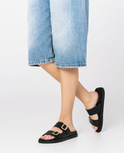 Flache Sandale MORENA-004 schwarz