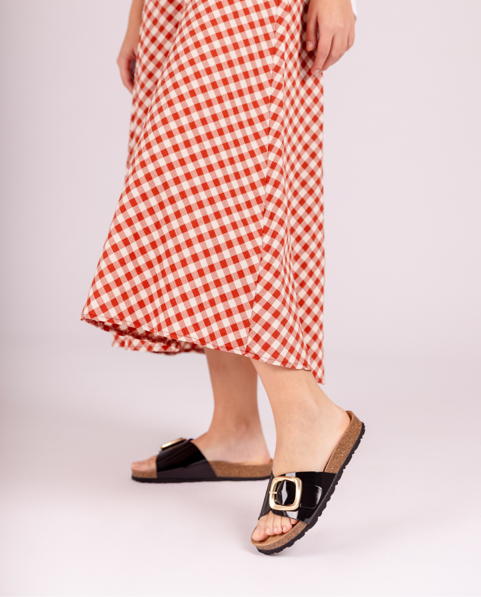 Flat sandal GRANADA-114 black