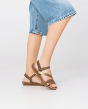 Flache Sandale IBIZA-176 braun