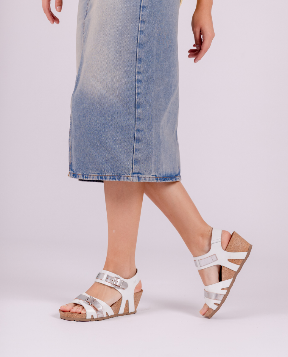 Wedge sandal CADIZ-254 white