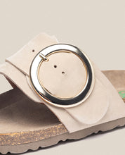 Sandalia plana Granada 704 beige