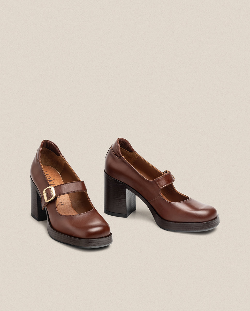 Chaussure à talon KOLIN-010 marron