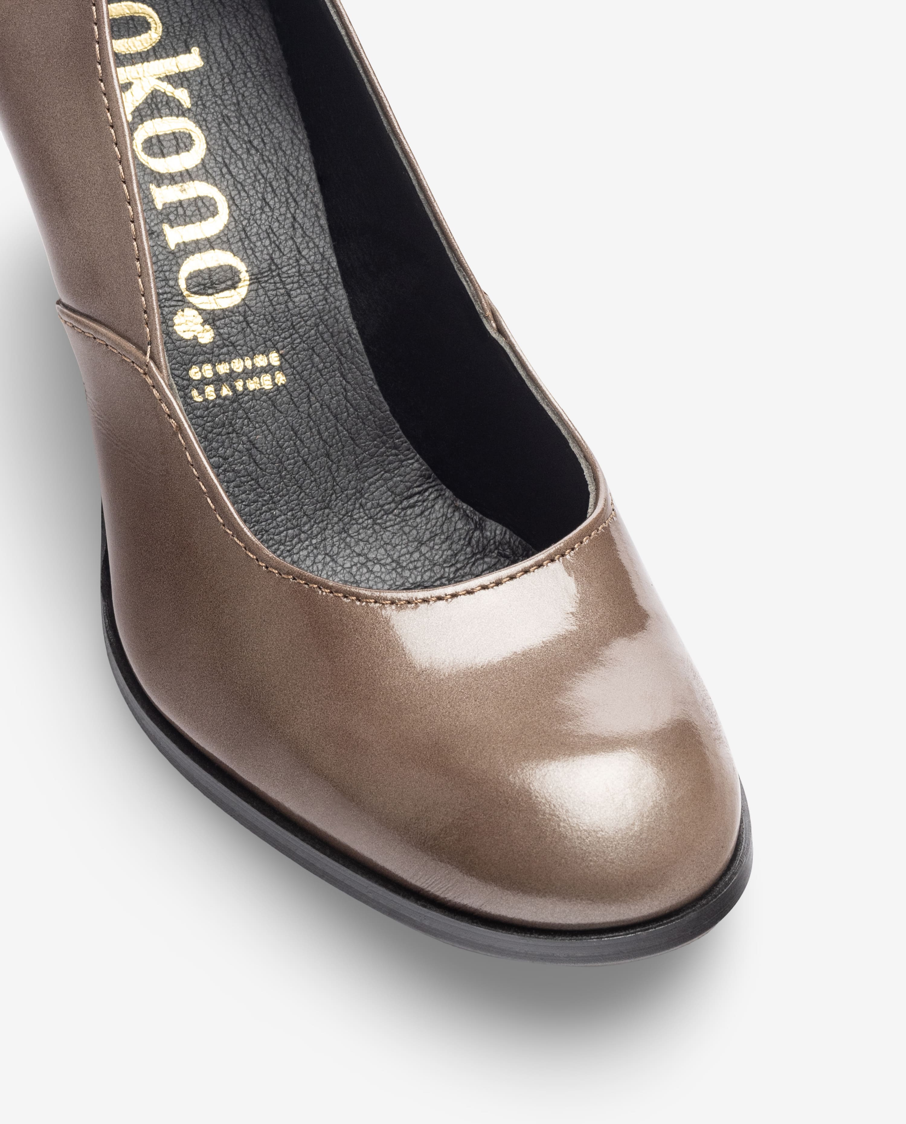 Zapato de tacón LOIR-001 marrón