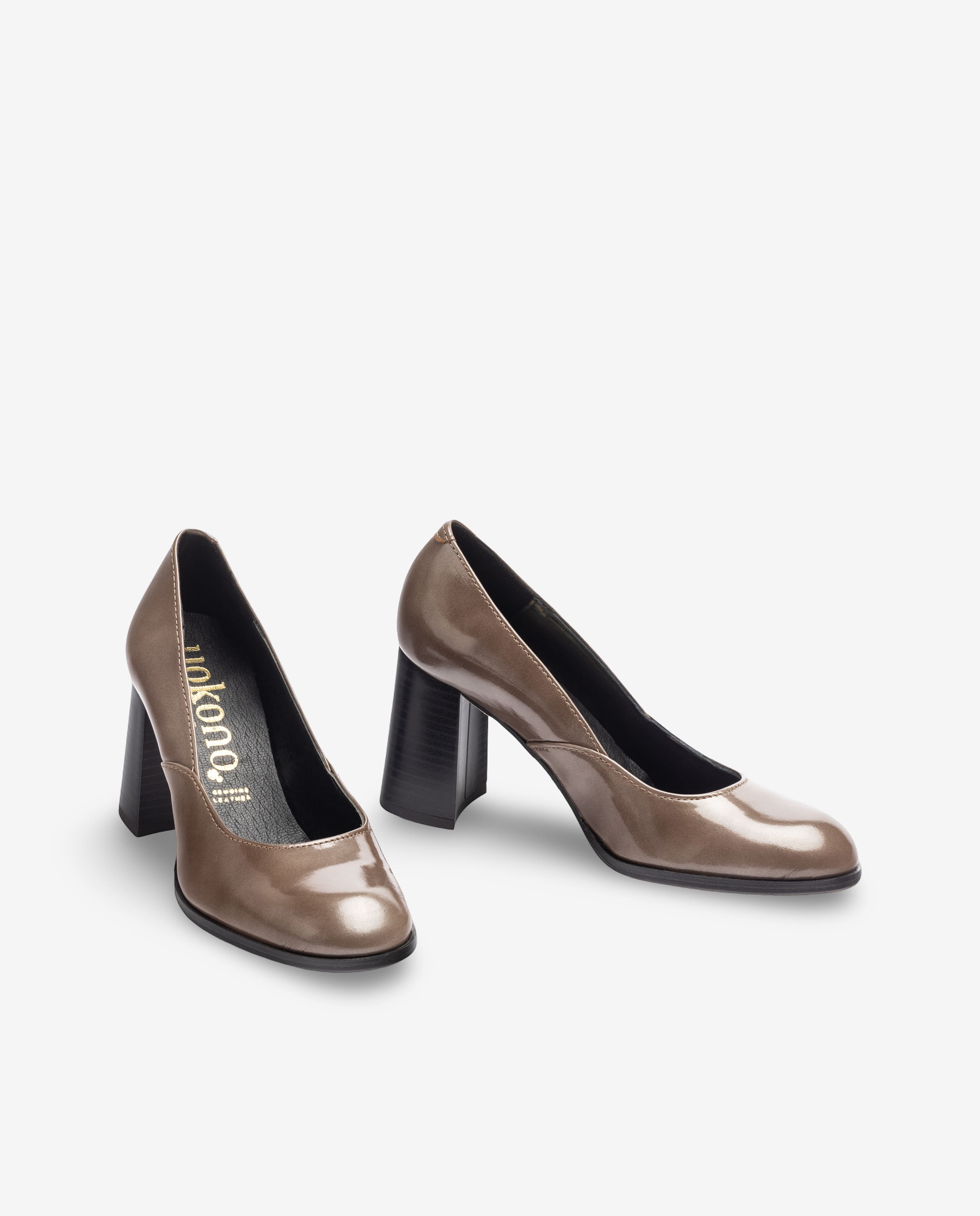 Zapato de tacón LOIR-001 marrón