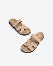 Flache Sandale MORENA-125 beige