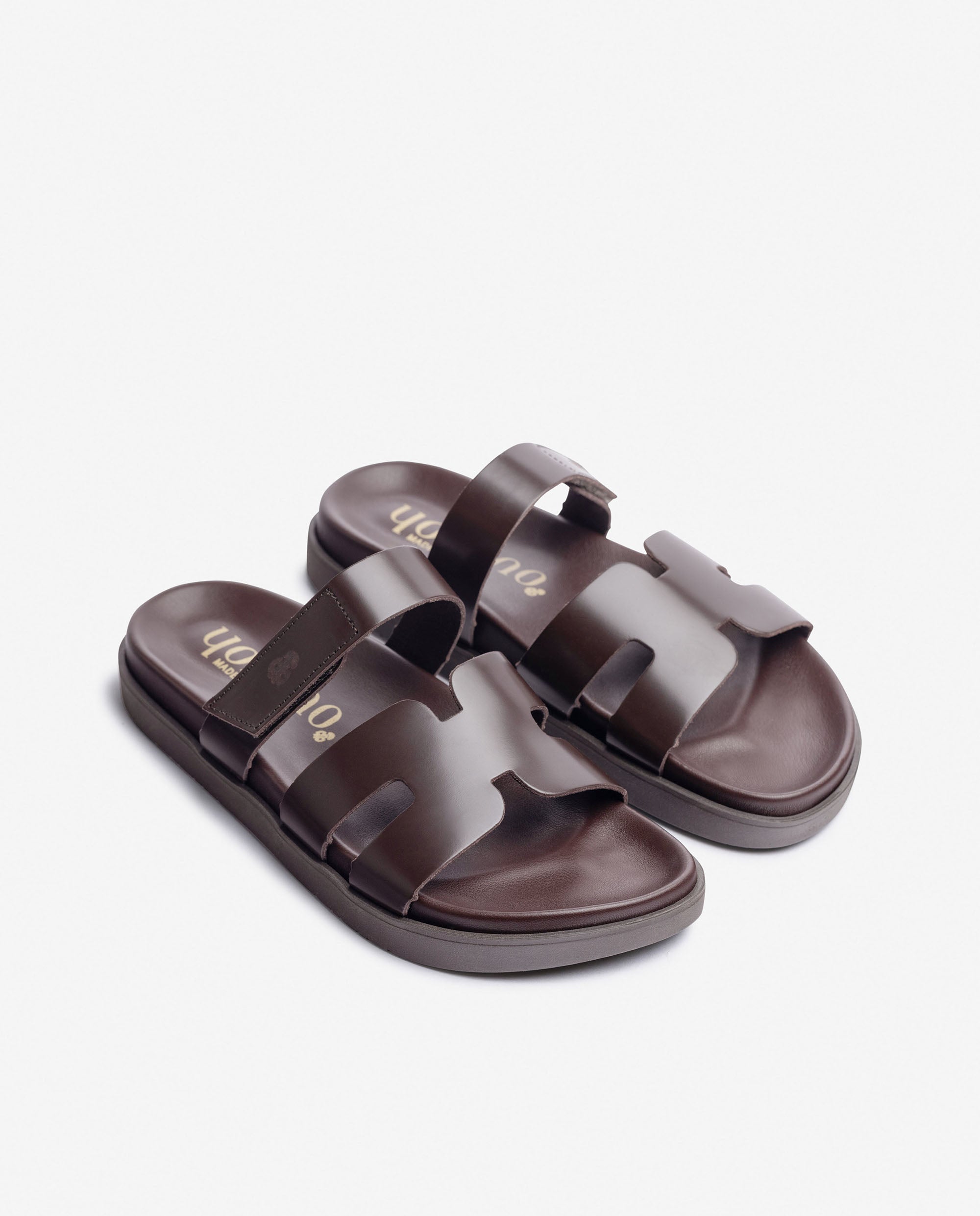 Flat sandal MORENA-125 brown