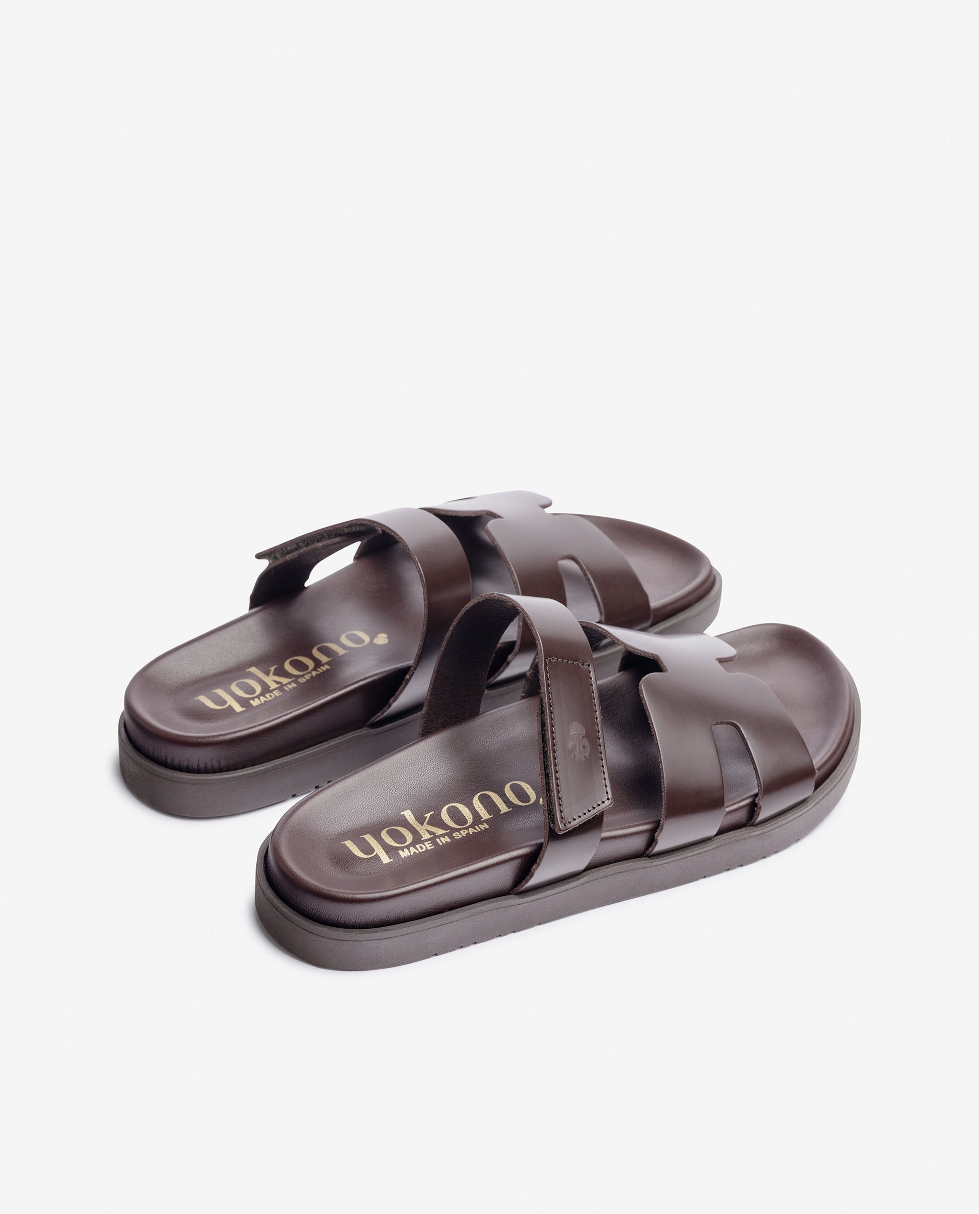 Flat sandal MORENA-125 brown