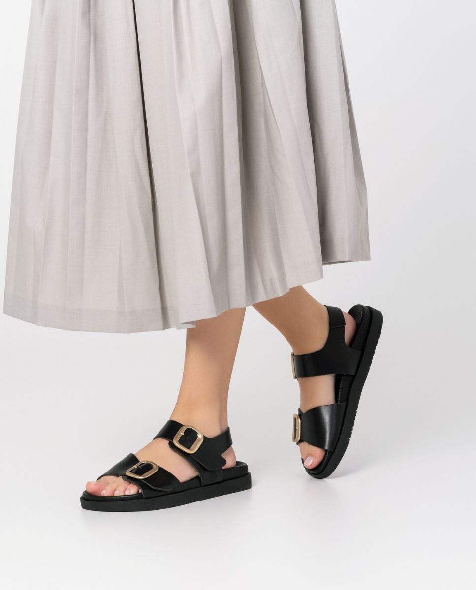 Sandalo basso MORENA-002 nero