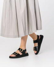 Sandalo basso MORENA-002 nero