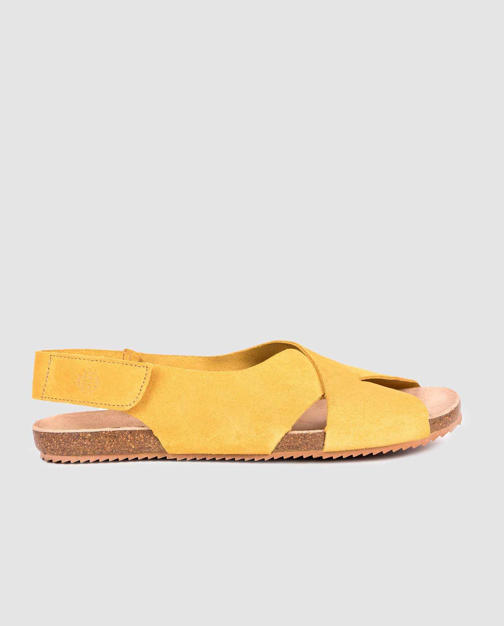Flat Sandal Genova 075 yellow - Main Image