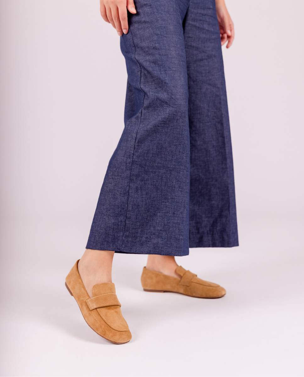 Flat shoe TANA-001 brown