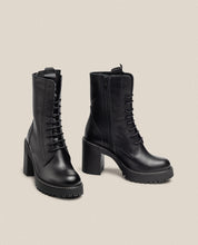 Stiefelette mit Obertail TUNA-006 Schwarz