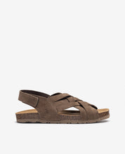 Flat sandal VILLA-251 brown