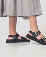 Sandalo basso MORENA-002 nero