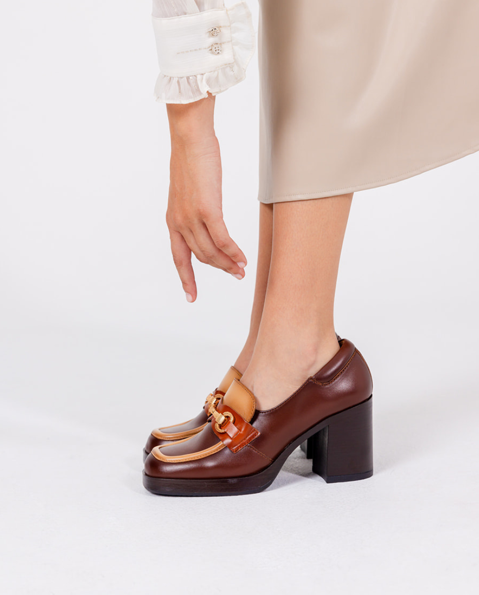 Chaussure à talon KOLIN-011 marron