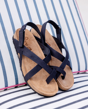 Flat sandal JERBA-718 black