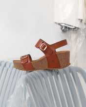 Wedge sandal BARI-301 brown