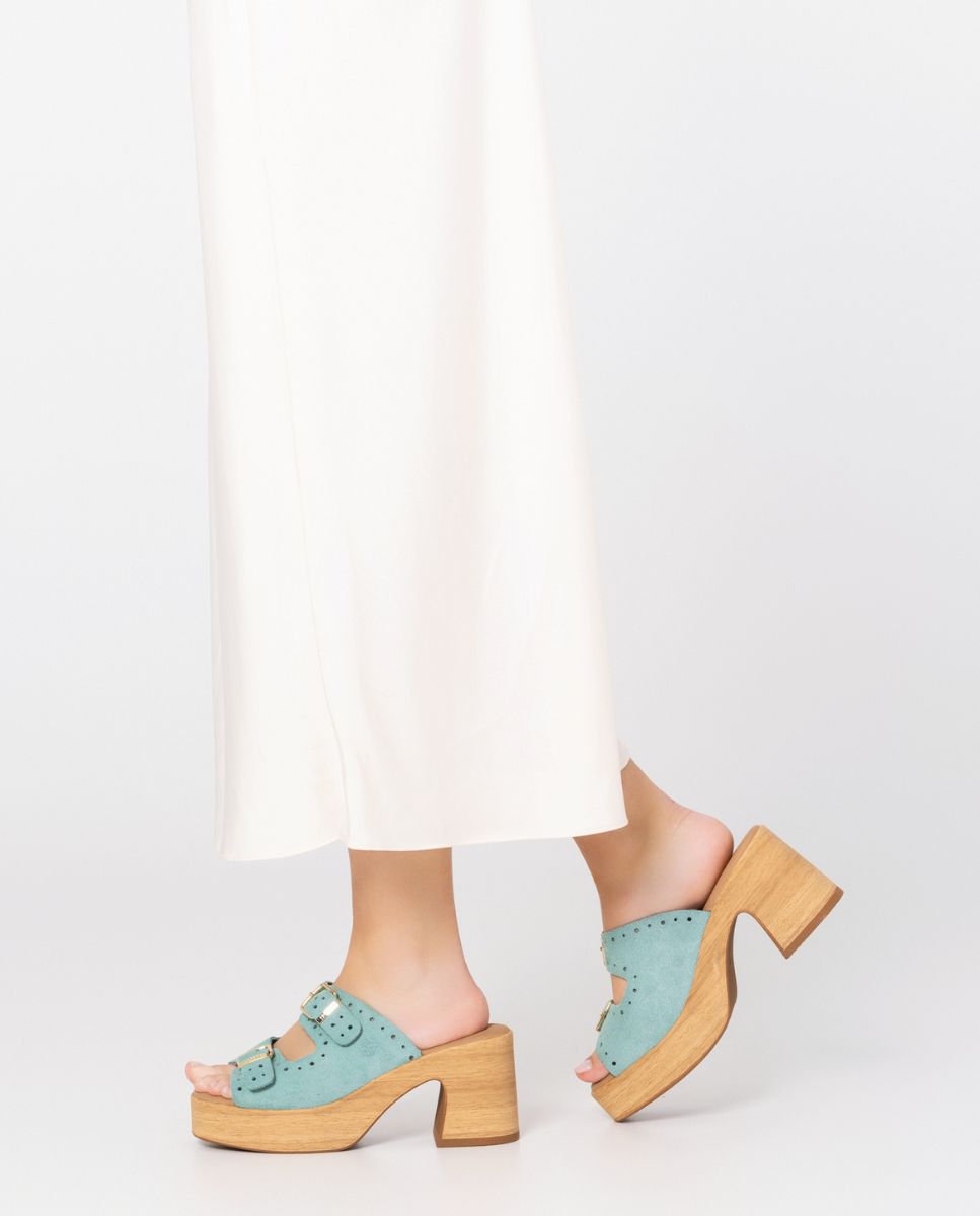 Sandalia tacón Bonai 003 azul
