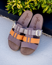 Flat sandal JERBA-137 orange