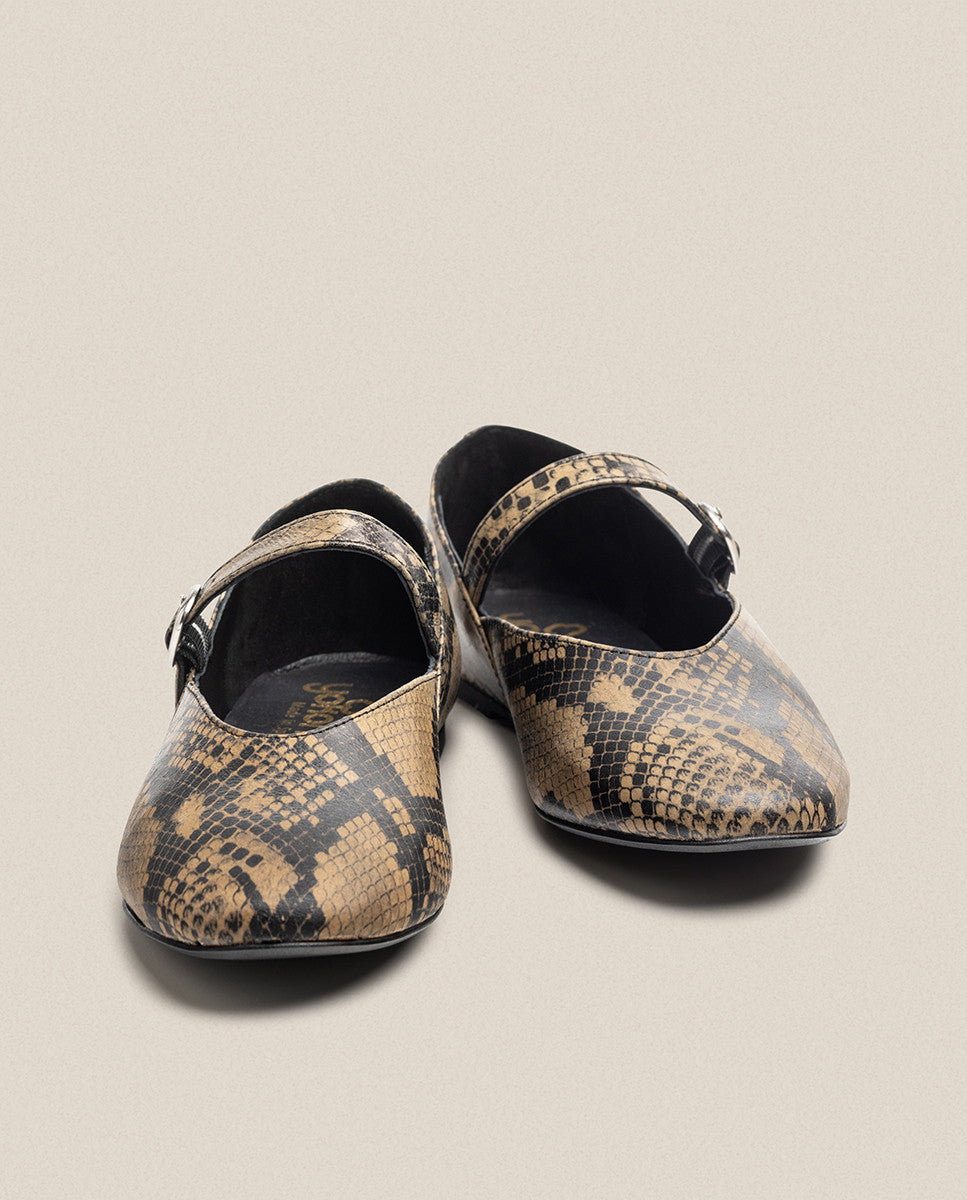 Flat shoe ARI 001 snake