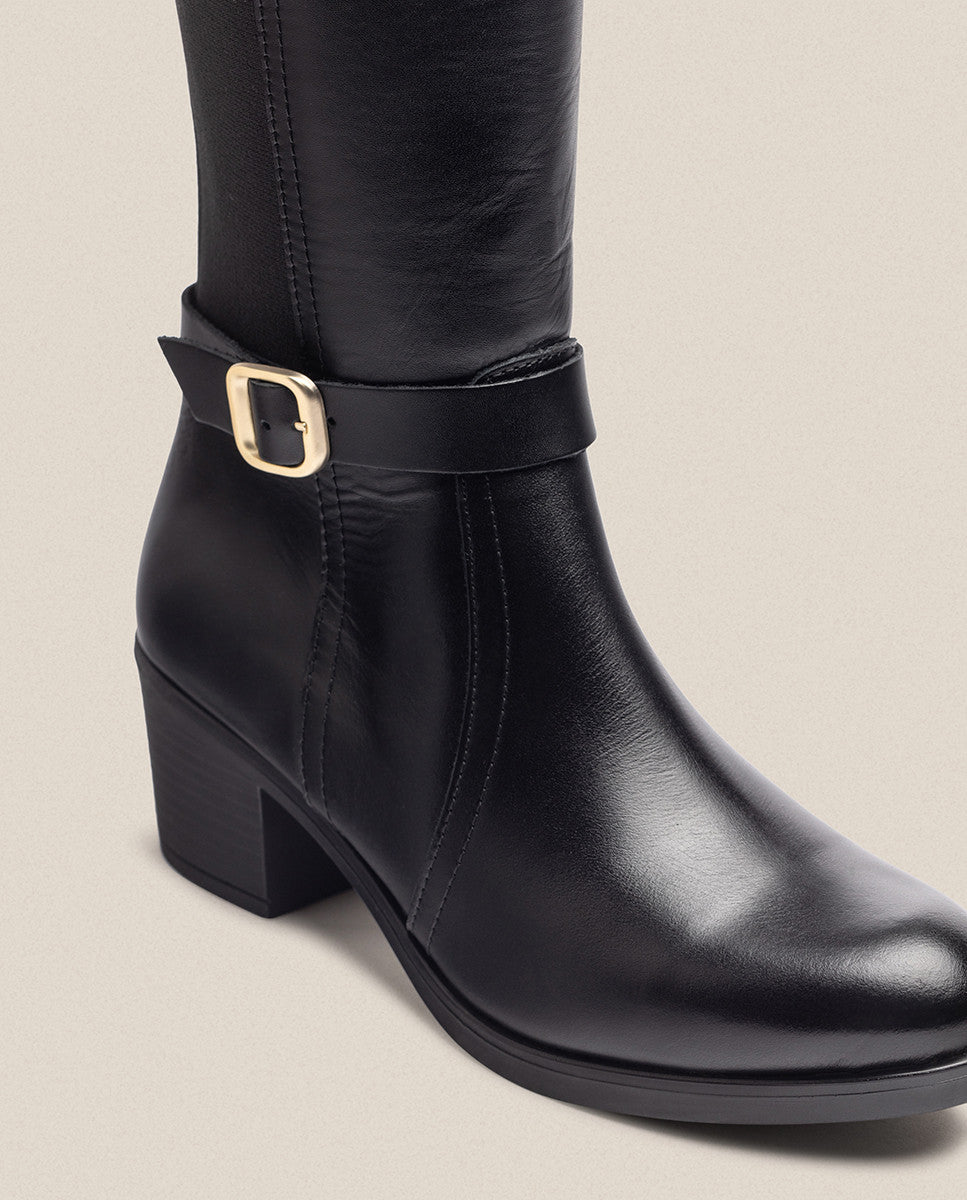 Boot Lille Botas De Mujer Yokono Lille 015 Negro · Bota De Tacón