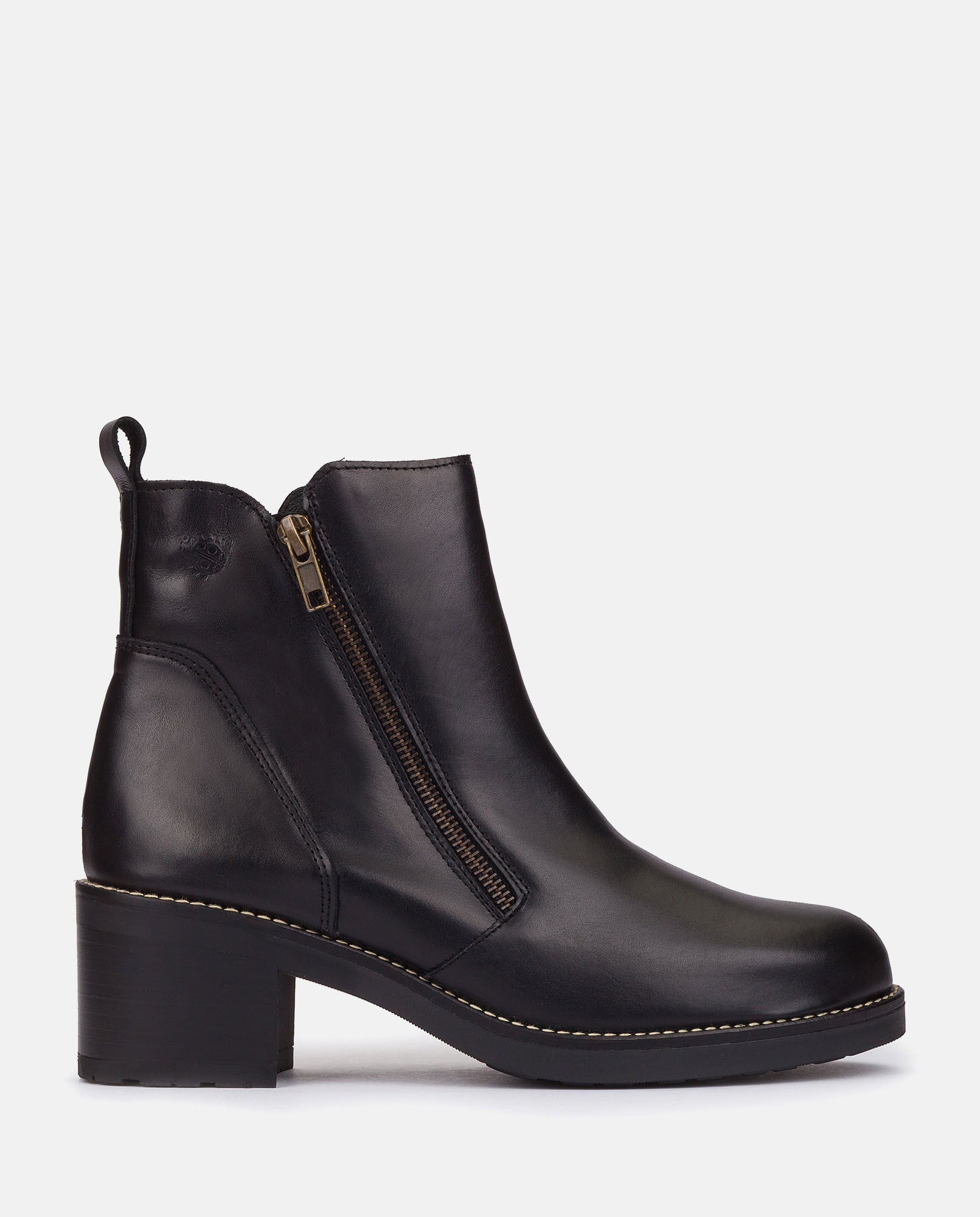 Bottine a talon MESINA 002 noir Yokono