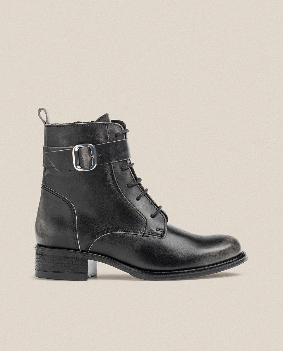 Flat ankle boot MONS 005 grey
