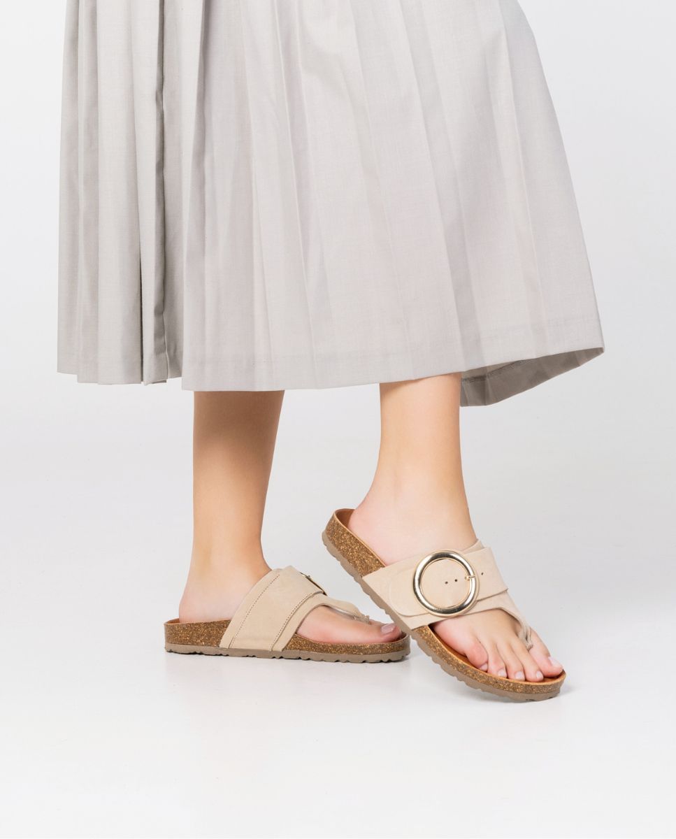 Flat sandal GRANADA-704 beige
