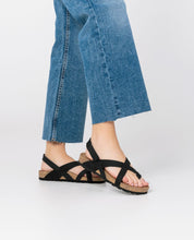 Flat sandal JERBA-718 black