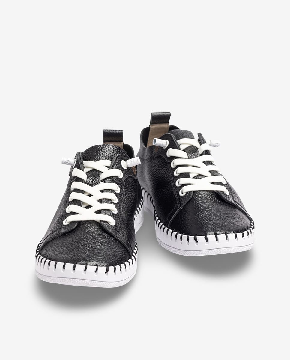 Flux de baskets 004 noir
