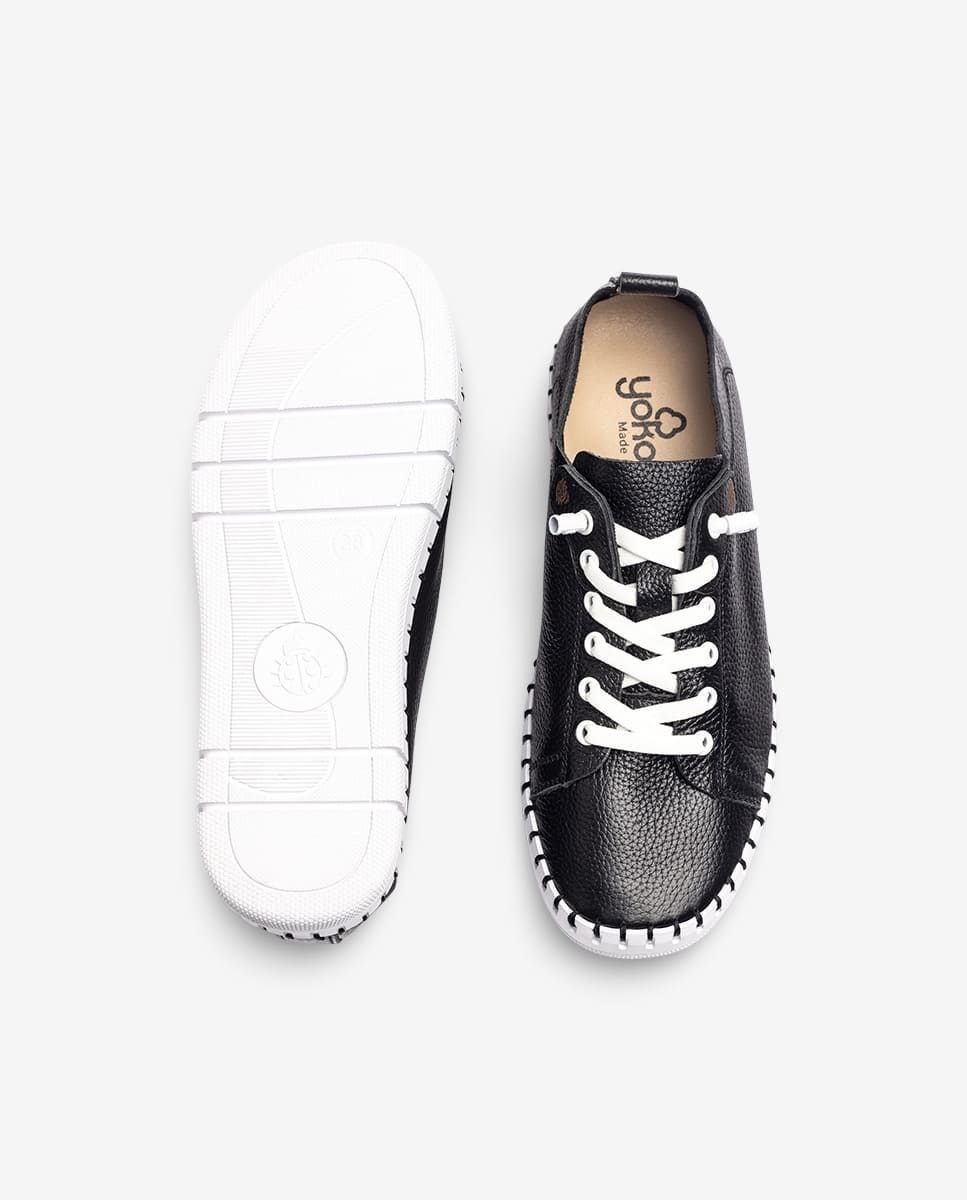Flux de baskets 004 noir