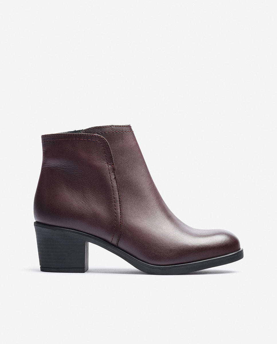 Stiefelette mit Obertail LILLE-016 Bordeaux