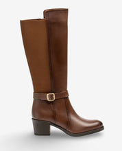 Stiefel mit Obertail LILLE-015 Braun