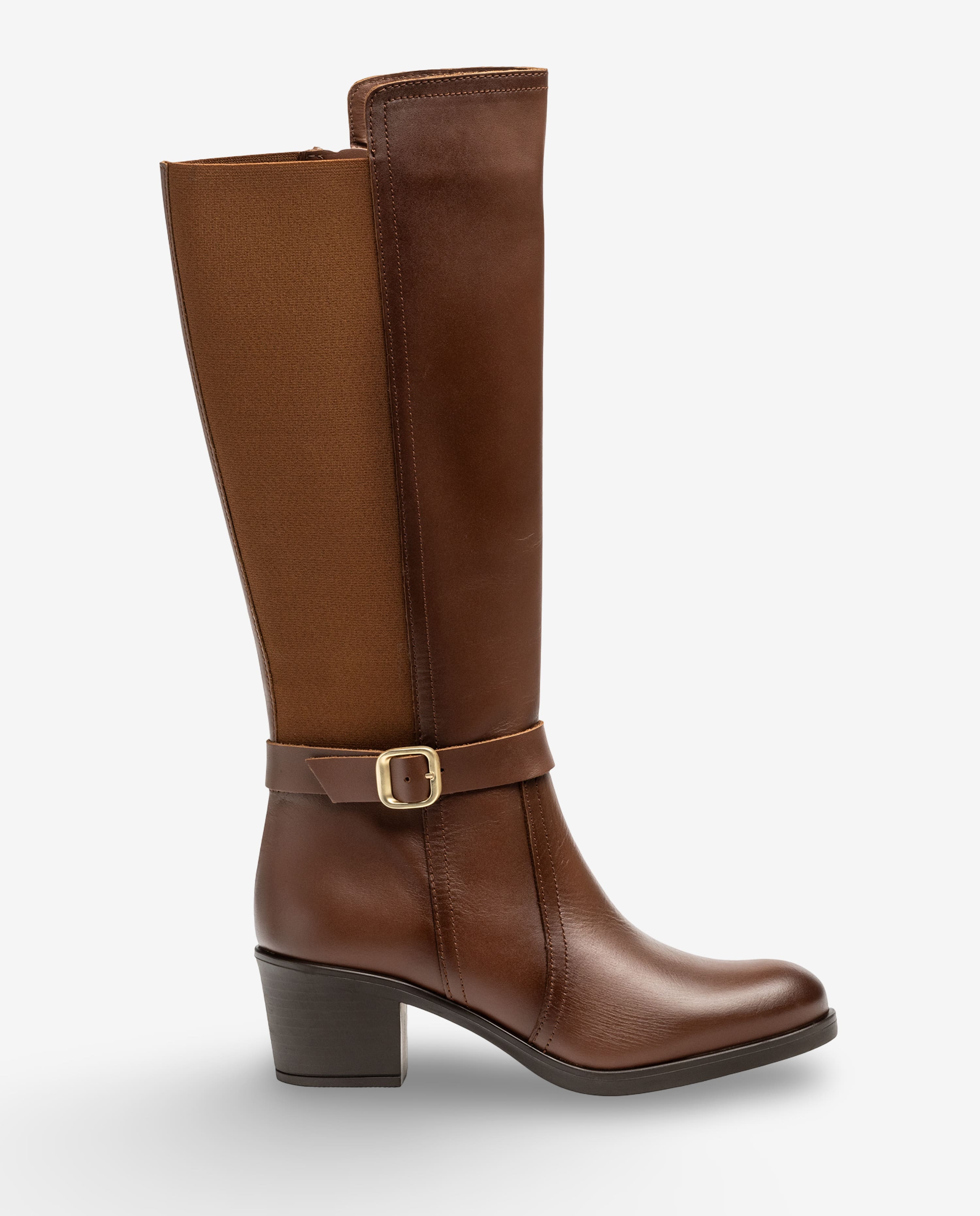 Stiefel mit Obertail LILLE-015 Braun