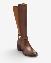 Stiefel mit Obertail LILLE-015 Braun