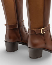 Stiefel mit Obertail LILLE-015 Braun