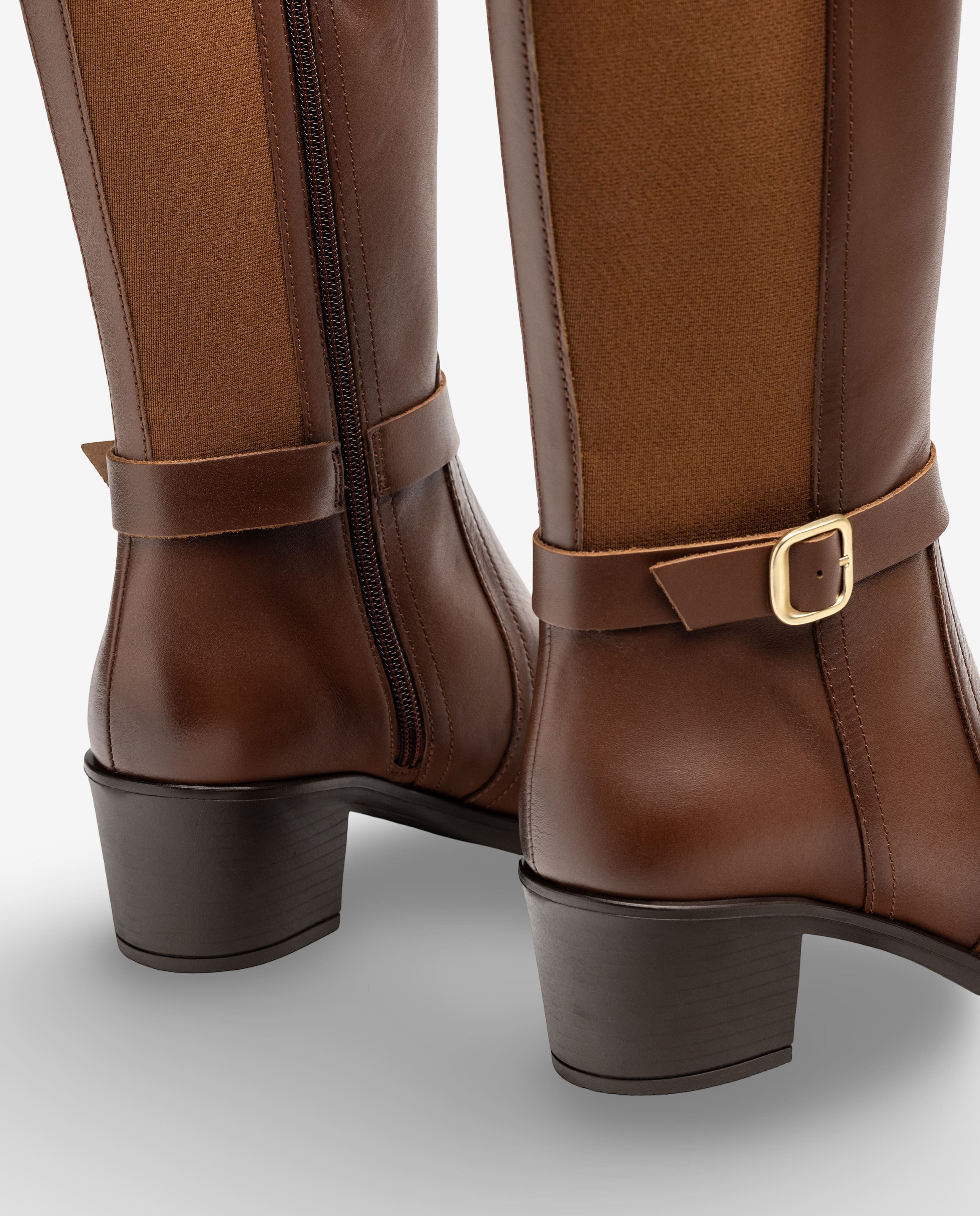 Stiefel mit Obertail LILLE-015 Braun