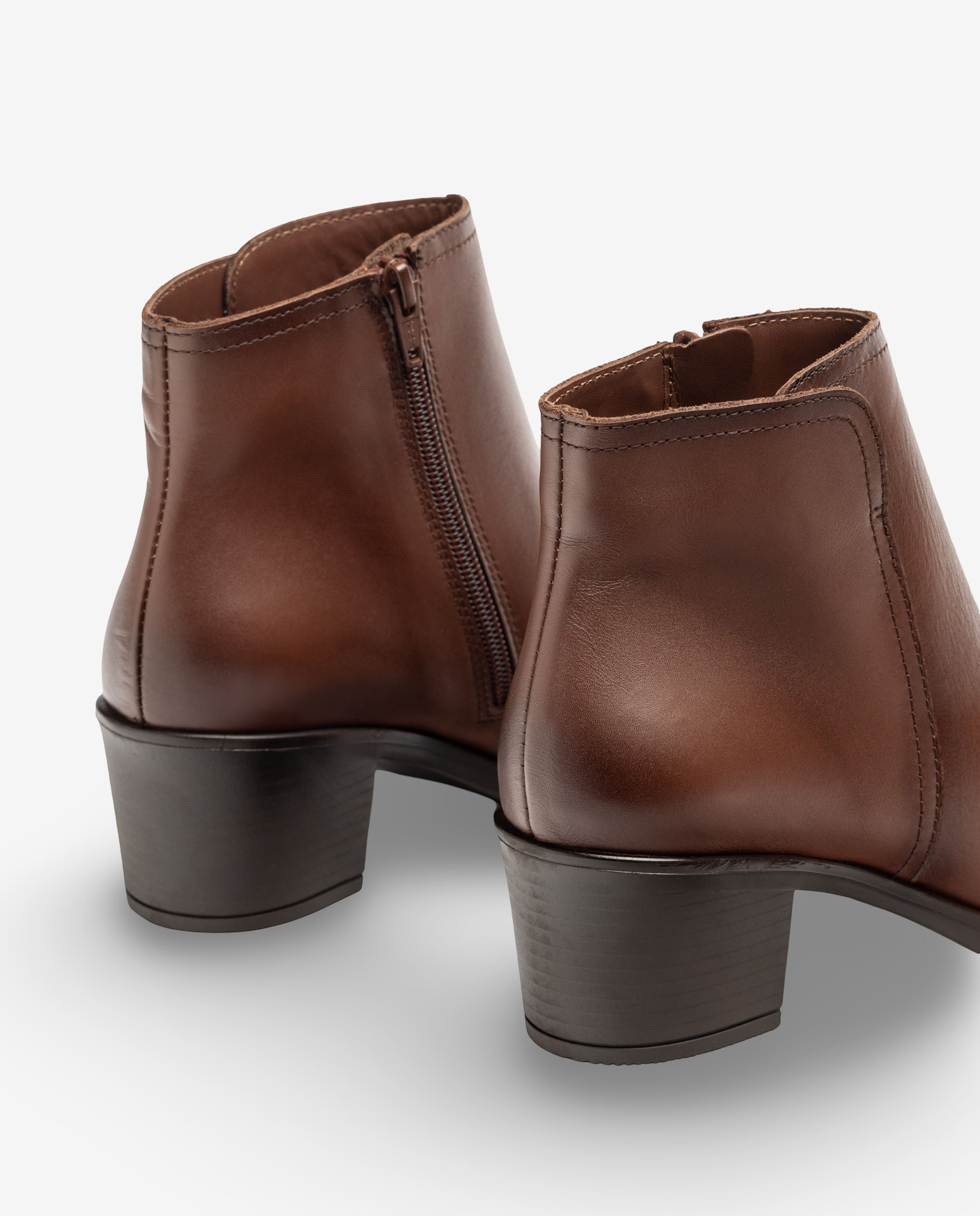 Stiefelette mit Obertail LILLE-016 Braun