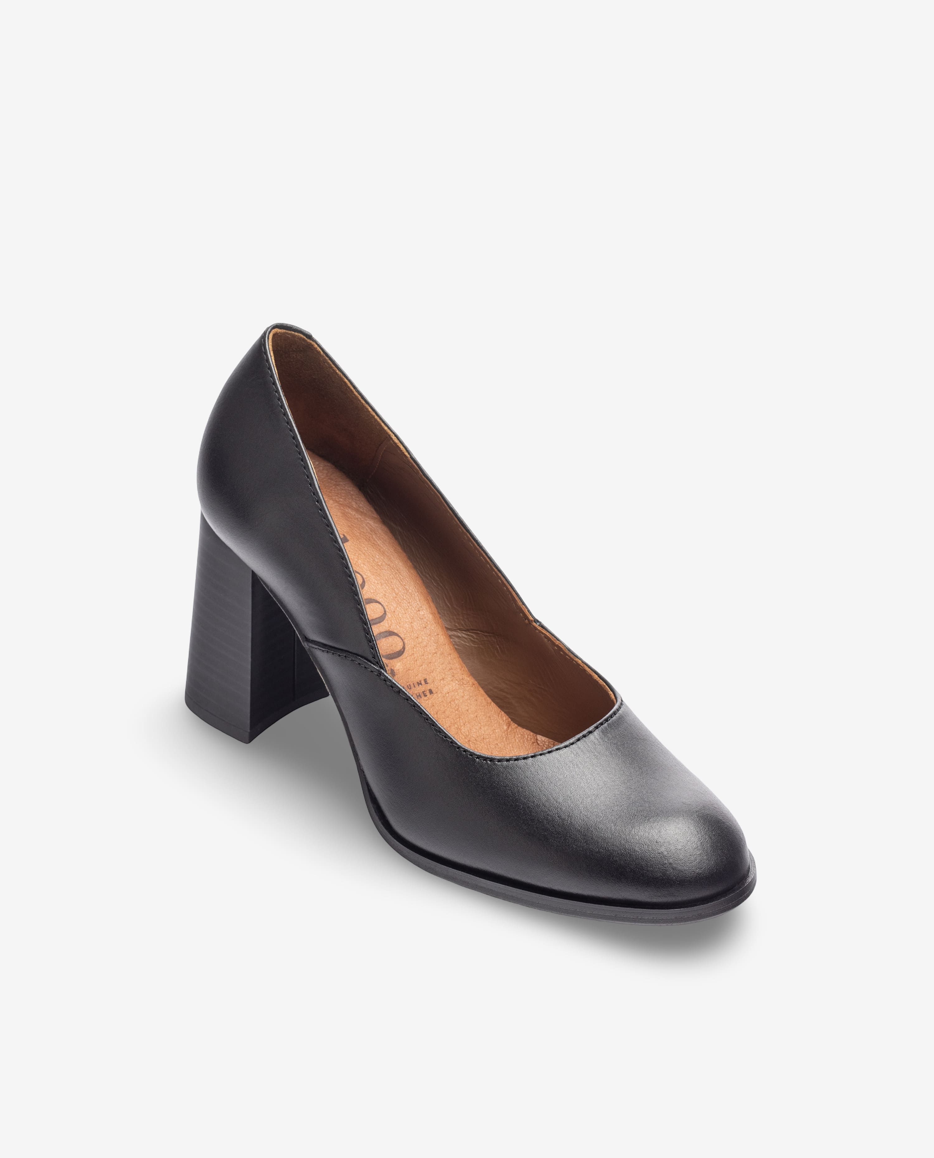 Scarpa con tacco LOIR-001 nero