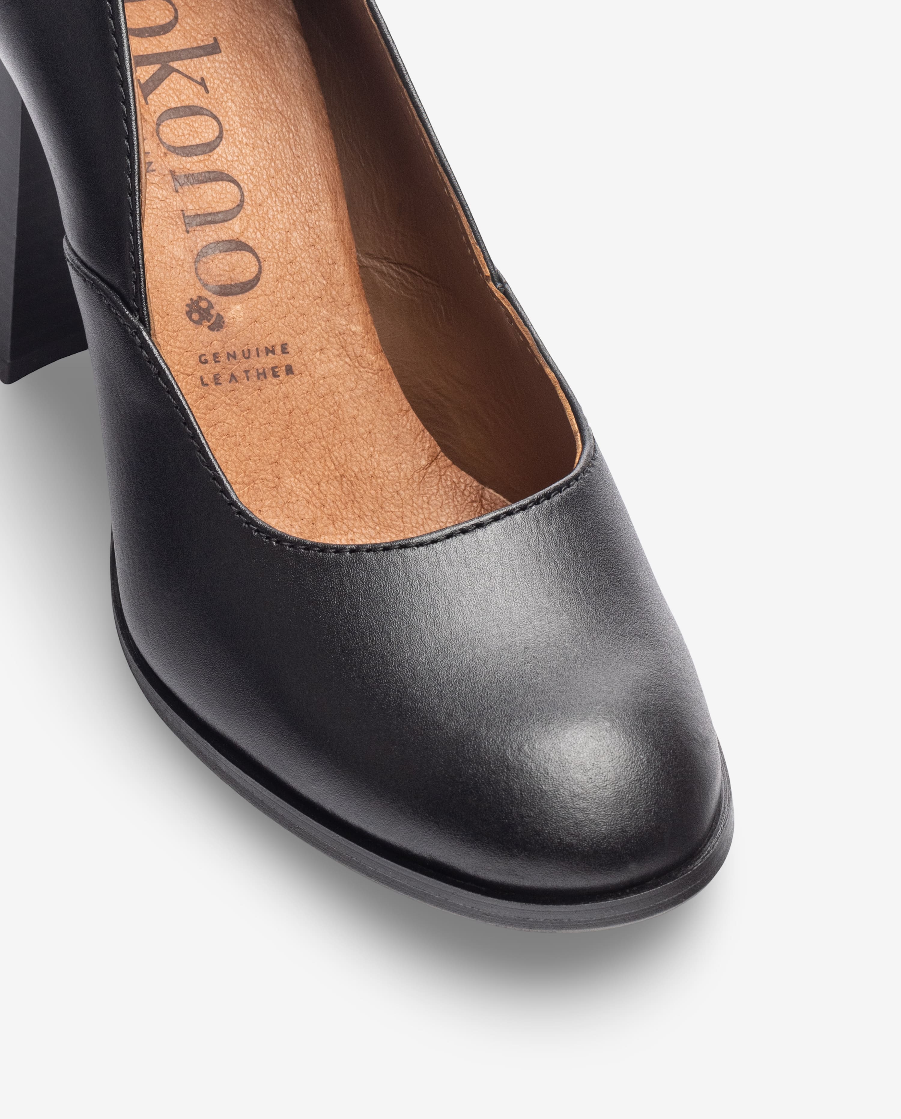 Scarpa con tacco LOIR-001 nero