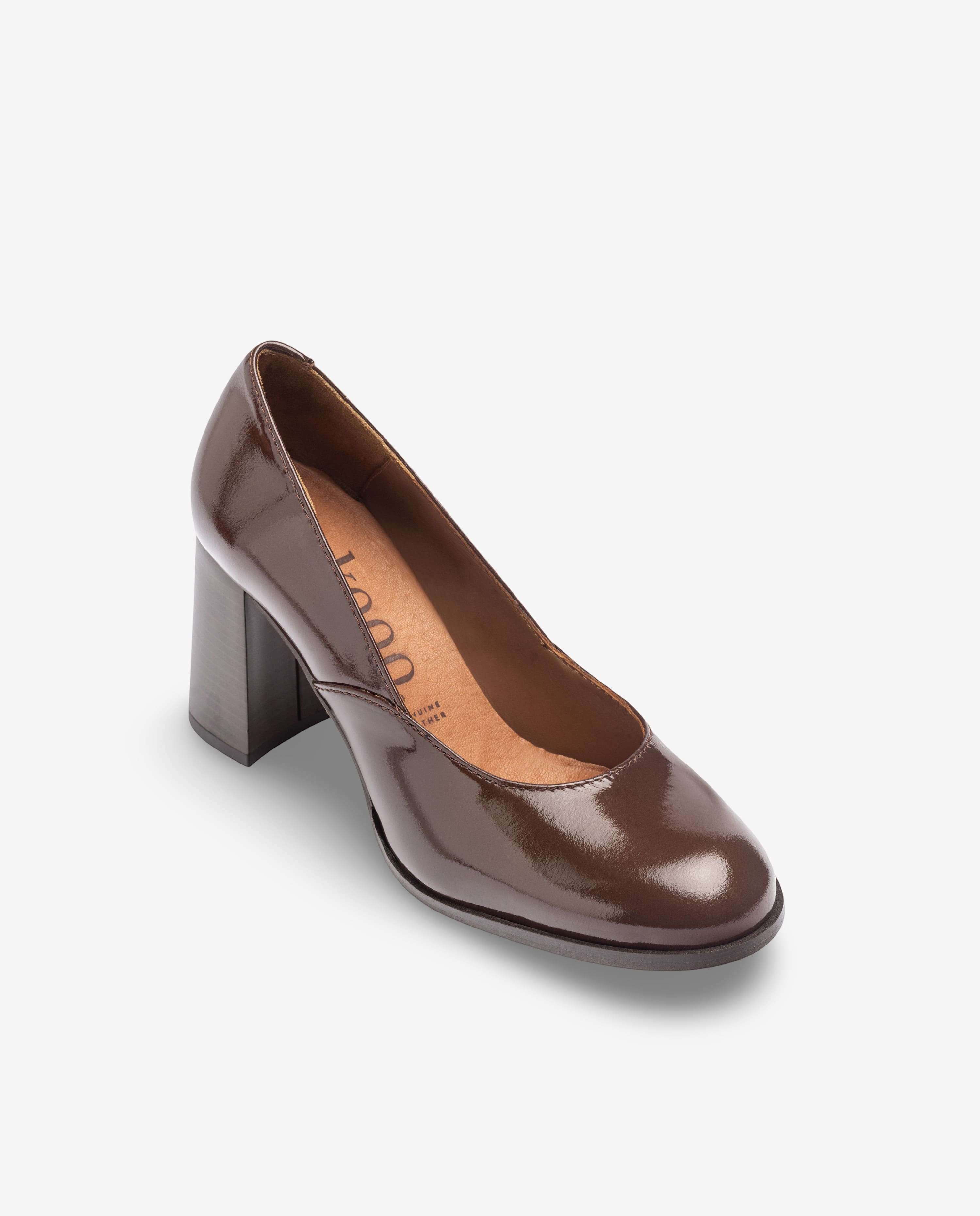 Scarpa con tacco LOIR-001 marrone