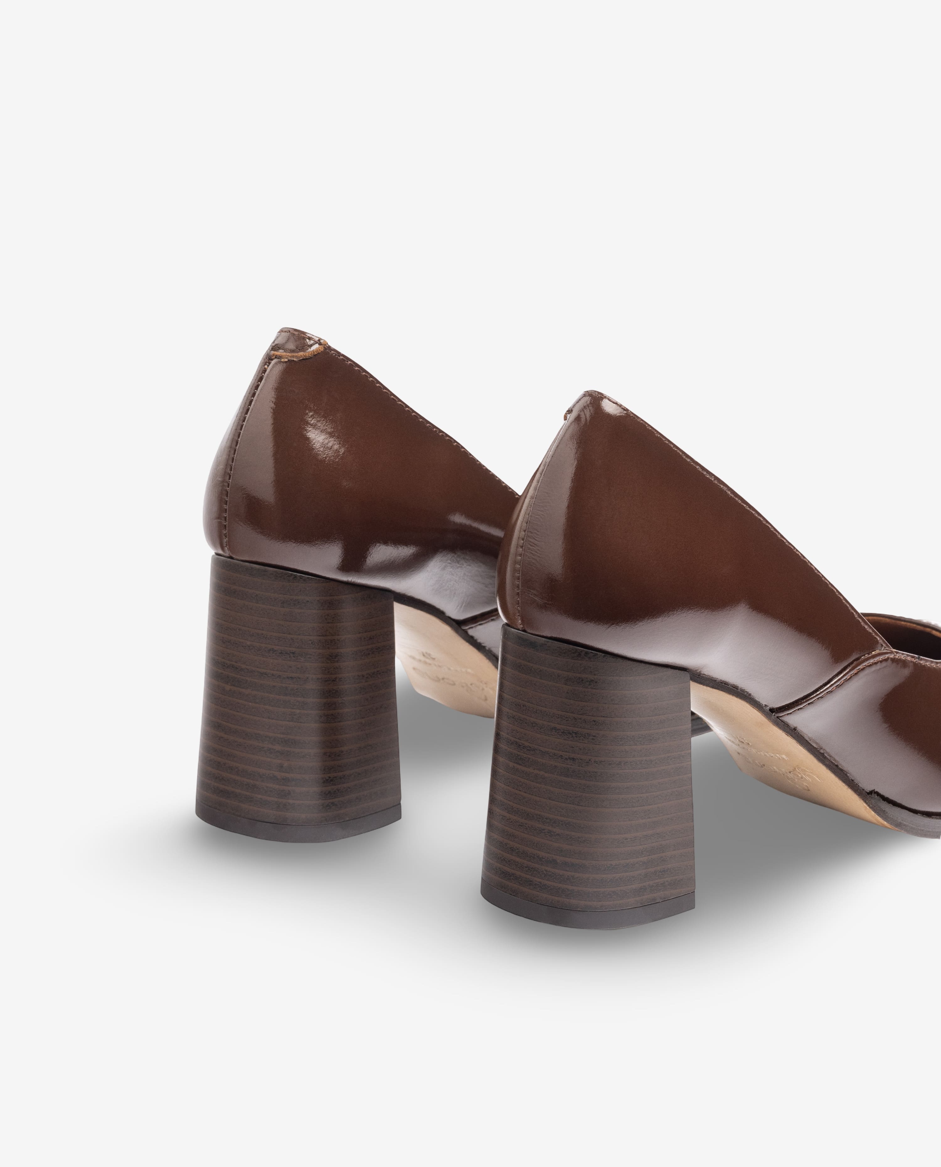Scarpa con tacco LOIR-001 marrone