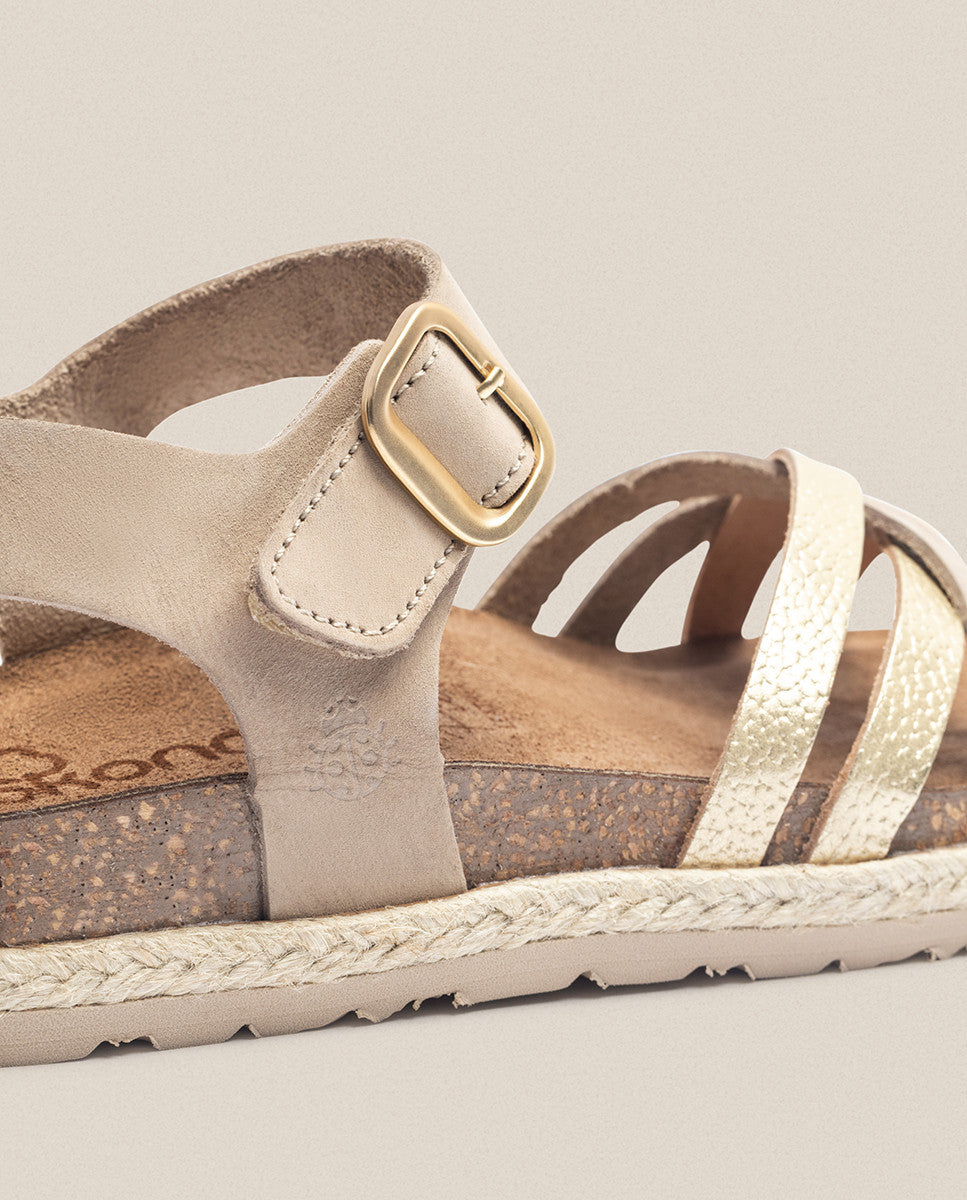 Arena 001 Beige · Sandalia Plana – Yokono - Main Image