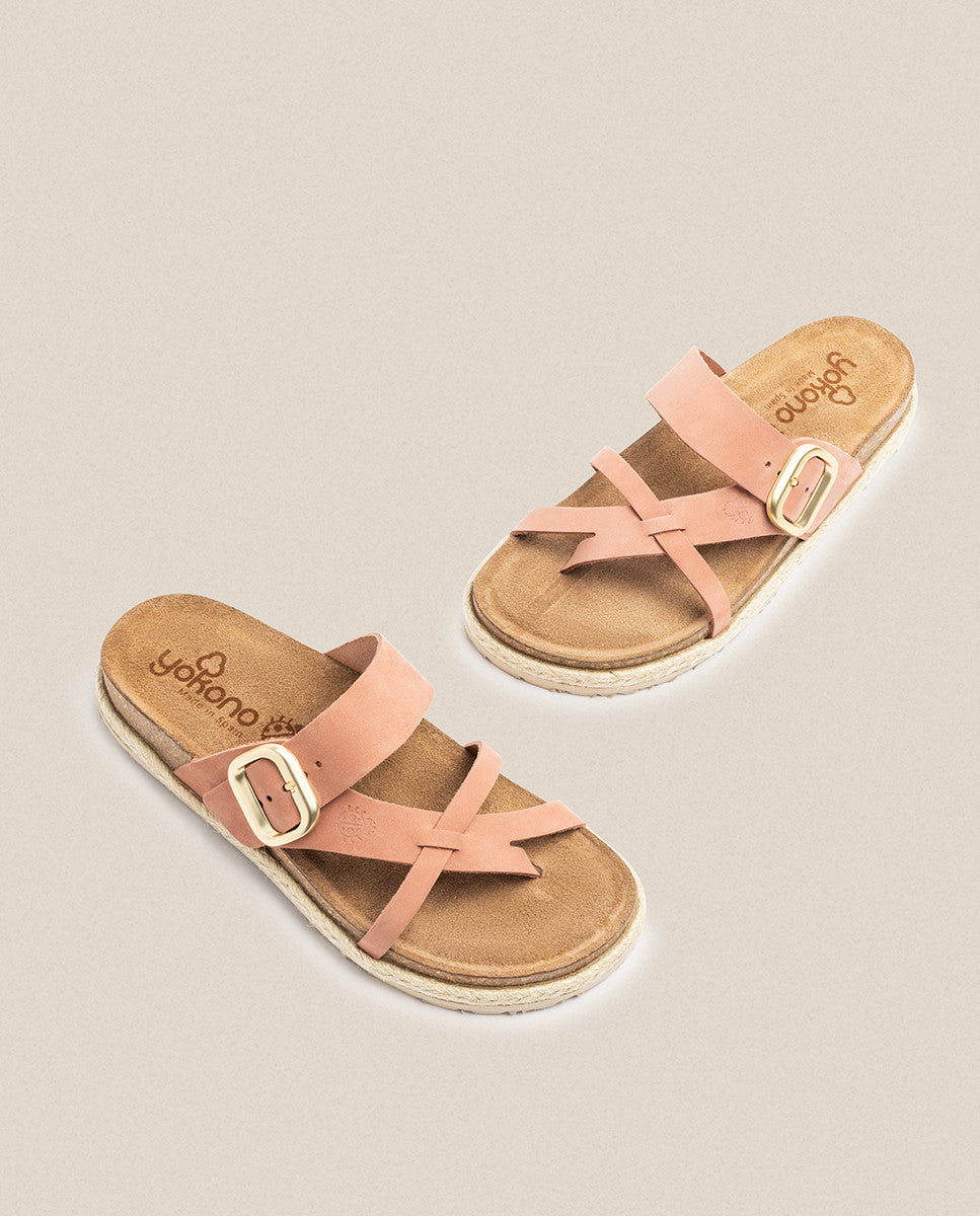 Arena 003 Rosa · Sandalia plana Yokono - Main Image